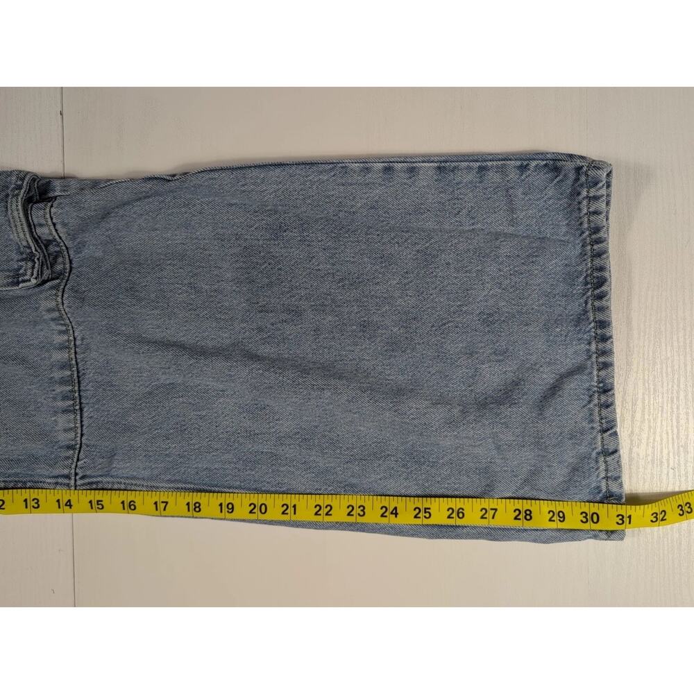 Arizona Low Rise Baggy Jeans Womens Size 5 Light Blue Cargo Skater 90s Grunge - Picture 9 of 11